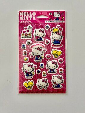 Vintage 2014 Sanrio Hello Kitty Spring Puffy Stickers
